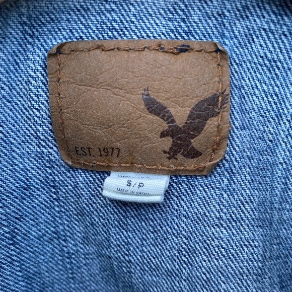 American Eagle. Classic Denim Vest. Women Size Small. - Picture 2 of 6